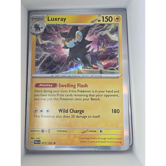 Other - Luxray 071/193 Rare Paldea Evolved Pokemon Reverse Holo Near Mint